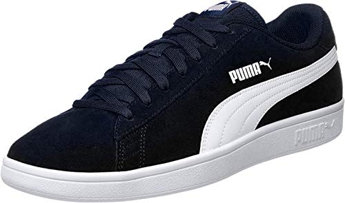 PUMA Smash v2, Zapatillas Unisex Adulto, Azul (Peacoat White), 43 EU