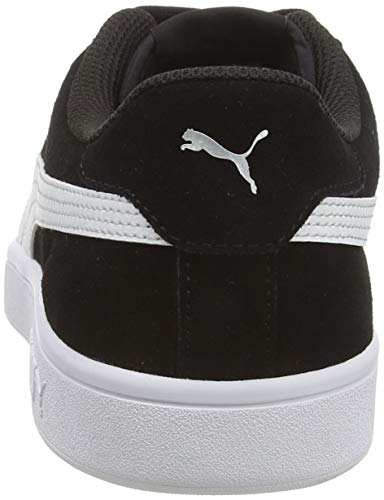 PUMA Smash v2, Zapatillas Unisex Adulto, Negro (Black White Silver), 42 EU