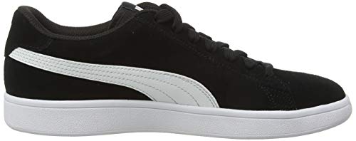 PUMA Smash v2, Zapatillas Unisex Adulto, Negro (Black White Silver), 44 EU