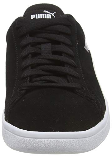 PUMA Smash v2, Zapatillas Unisex Adulto, Negro (Black White Silver), 44 EU