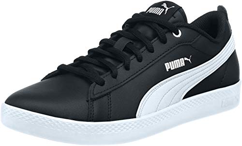 PUMA Smash Wns V2 L, Zapatillas Mujer, Negro Black White, 36 EU