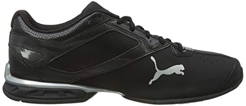 PUMA Tazon 6 FM, Zapatillas de Cross Hombre, Negro Black Silver, 44 EU