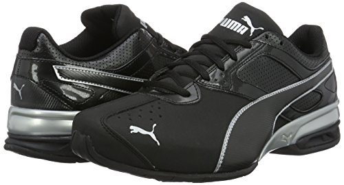 PUMA Tazon 6 FM, Zapatillas de Cross Hombre, Negro Black Silver, 45 EU