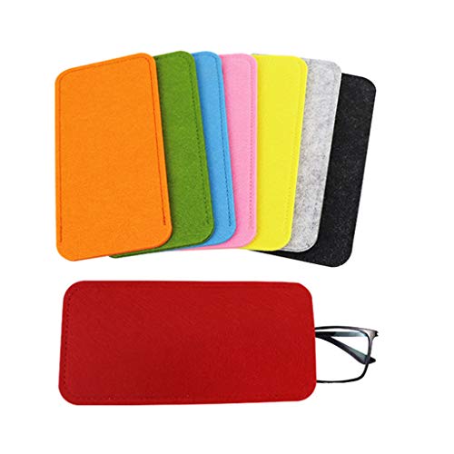 qingqingR Gafas de Sol de Fieltro Suave Anteojos Manga Gafas Funda Bolsa Organizador Bolsa