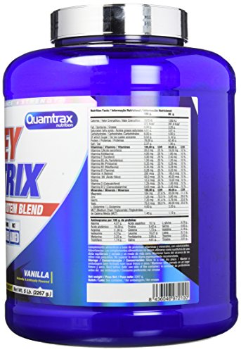 Quamtrax Whey Matrix Sabor Vainilla con Canela - 2267 gr