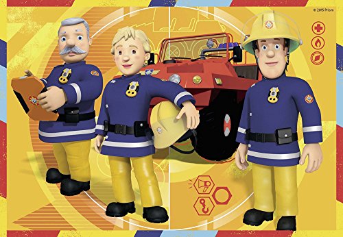 Ravensburger Sam el Bombero - Puzzle, Pack de 2 x 12 Piezas 75843