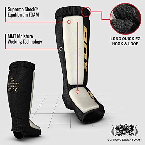 RDX Espinilleras Kick Boxing Boxeo MMA Protección Muay Thai Espinilla Empeine Shin Pads