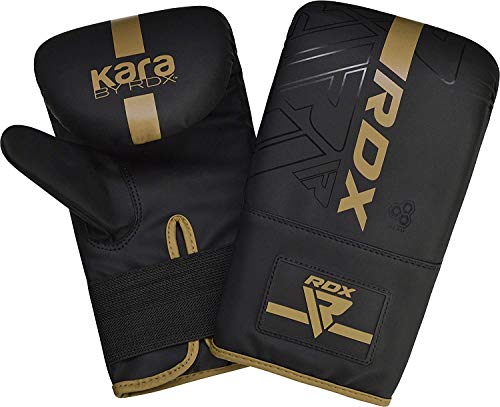 RDX Guantes de Boxeo para Entrenamiento Puñetazos, Maya Hide Cuero Kara Mitones para Saco Boxeo, Kick Boxing, Sparring, Muay Thai, Artes Marciales, MMA, Guantillas para Combate Training, Manoplas