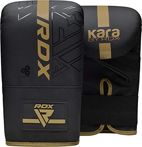 RDX Guantes de Boxeo para Entrenamiento Puñetazos, Maya Hide Cuero Kara Mitones para Saco Boxeo, Kick Boxing, Sparring, Muay Thai, Artes Marciales, MMA, Guantillas para Combate Training, Manoplas