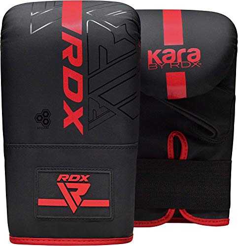 RDX Guantes de Boxeo para Entrenamiento Puñetazos, Maya Hide Cuero Kara Mitones para Saco Boxeo, Kick Boxing, Sparring, Muay Thai, Artes Marciales, MMA, Guantillas para Combate Training, Manoplas