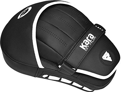 RDX Manoplas de Boxeo Paos Muay Thai Cuero MMA Kick Boxing Entrenamiento Artes Marciales Krav Maga Escudo Patada Gancho y Jab Karate Focus Pad