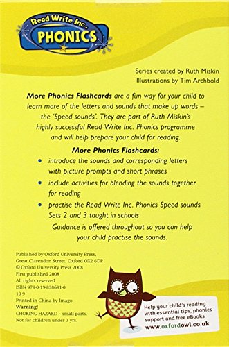 Read Write Inc. Phonics: More Phonics Flashcards