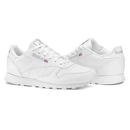 Reebok Classic Leather Zapatillas, Mujer, Blanco, 38.5 EU / 5.5 UK / 8 US