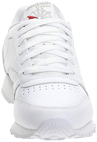 Reebok Classic Leather Zapatillas, Mujer, Blanco, 38.5 EU / 5.5 UK / 8 US