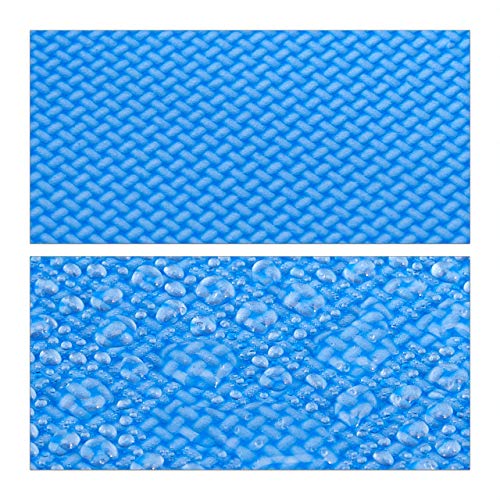 Relaxdays Suelo Goma EVA, Alfombra Puzzle, Esterilla Fitness, Tatami Gimnasio, Set de 24 Piezas, 2.1 m², 30 x 30 cm, Azul