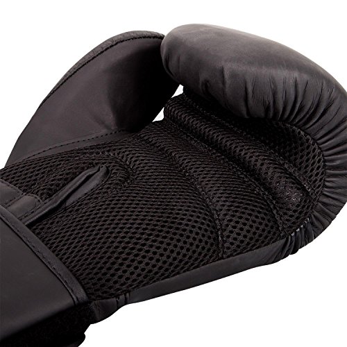 Ringhorns Charger Guantes de Boxeo, Unisex Adulto, Negro/Negro, 14oz