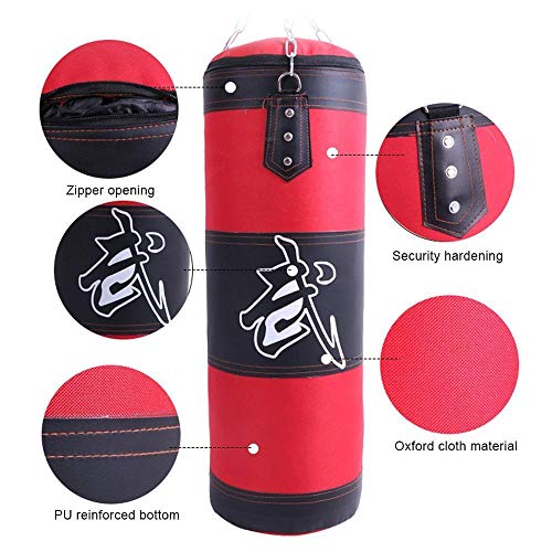 Saco De Boxeo 1 PCS Artes marciales Tae Kwon Do Boxeo Bolsa de perforación Fitness Sandbags Gota Gota hueca Hueco Vacío Bolsa de arena Entrenamiento Punch Target saco de boxeo de pie ( Color : 100cm )