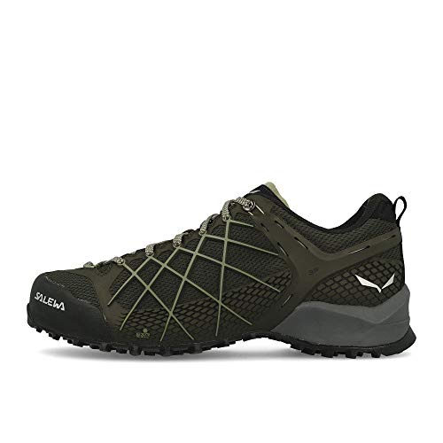 Salewa MS Wildfire, Zapatos de Senderismo Hombre, Negro (Black Olive/Siberia), 44.5 EU