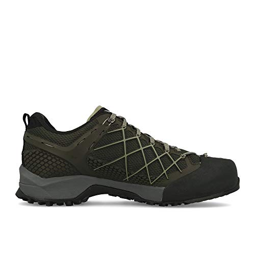 Salewa MS Wildfire, Zapatos de Senderismo Hombre, Negro (Black Olive/Siberia), 44.5 EU