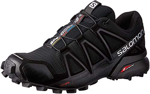 Salomon Speedcross 4 W, Zapatillas de Trail Running Mujer, Negro (Black/Black/Black Metallic), 39 1/3 EU