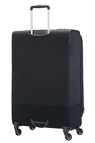 Samsonite Base Boost Spinner M Maleta Expansible, 78 cm, 105/112.5 L, Negro (Black)