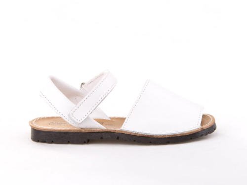 Sandalias Menorquinas para Niños y Niñas Unisex. Calzado infantil Made in Spain, garantia de calidad. (25, Blanco)