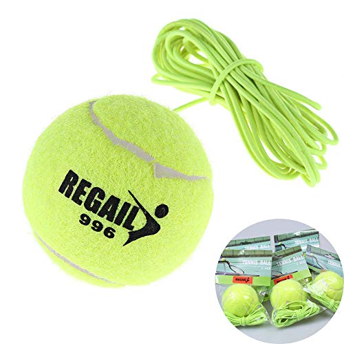 Schneespitze 5Pcs Tenis Trainer,Cuerda de Goma de Alta Elasticidad Tenis de Entrenamiento Accesorio Tenis Principiante para Entrenamiento de Tenis,Verde