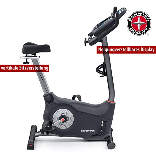 Schwinn 570U Bicicleta estática, Adultos Unisex, Rojo, Negro, Gris, Tailla Uniqua