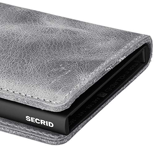 Secrid Slimwallet Vintage Grey/Black Portemonnee SV-Grey-Black