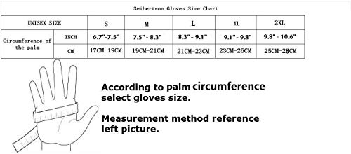 Seibertron Cuero SP2 SP-2 Hombres On-Road Guantes de Moto de Cuero Genuino Motocross Motobike Carreras de Motos Guantes Deportivos Negro M