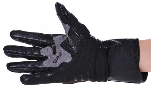 Seibertron Cuero SP2 SP-2 Hombres On-Road Guantes de Moto de Cuero Genuino Motocross Motobike Carreras de Motos Guantes Deportivos Negro M