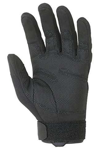 Seibertron Hombres de Negro S.O.L.A.G. Special Ops Finger Completo/Luz Guantes Asalto Táctico Guantes de Disparo Completo Dedo Combate Militar del Ejército (Negro, XS)