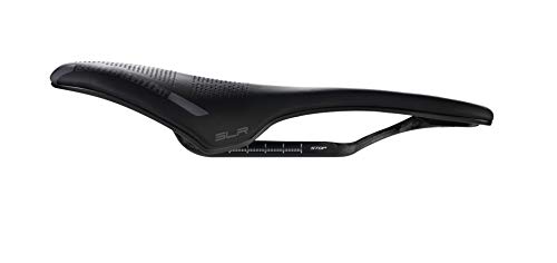 Selle Italia - Sillìn Bicicleta de Carretera SLR Boost Kit Carbonio Superflow, Rail Carbon/Keramic Ø7x9, Sillìn Corto Road Perfomance Fibra-tek Ligero, Comfort