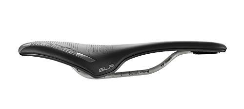 Selle Italia - Sillìn Bicicleta de Carretera SLR Boost Superflow, Rail TI 316 Tubo Ø7, Sillìn Corto Road Perfomance Fibra-tek Ligero, Comfort