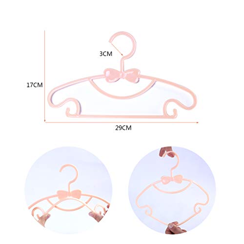 Sfesnid Perchas para Ropa de Bebé Percha Duradera Adecuada para Niños y Bebés 30pcs 29,5CM + 3pcs Organizador