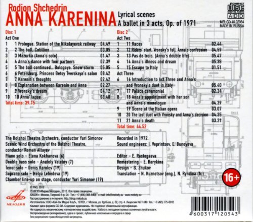 Shchedrin: Anna Karenina