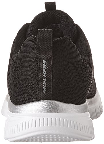 Skechers Graceful-Get Connected, Zapatillas Mujer, Negro (BKW Black Mesh/Trim), 37 EU