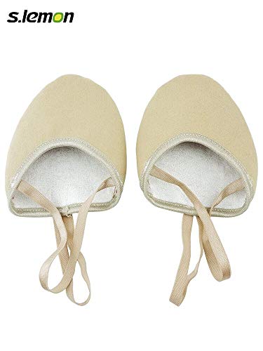 S.lemon Zapatillas Medias de Ballet Baile de Material Vegano Zapatos de Gimnasia Rítmica (31-34 EU)