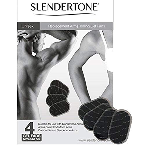 Slendertone X4 Electrodos de Repuesto para los Brazos, Hombre, Negro/Dorado