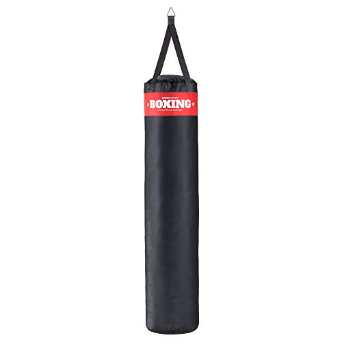 SOGO Sport Saco de Boxeo Relleno, Saco de Arena, MMA, Kick Boxing, Muay Thai, Artes Marciales, Punching Bag, Fitness,adulos, tamaño XXL (25kg)