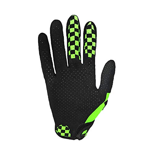 SOLO QUEEN Guantes de Volante Gaming y Moto y Bicicleta y ATV para Verano Una Sola Capa Ciclismo Adulto Unisexo Coloreado Antideslizante (XL, amarillo)