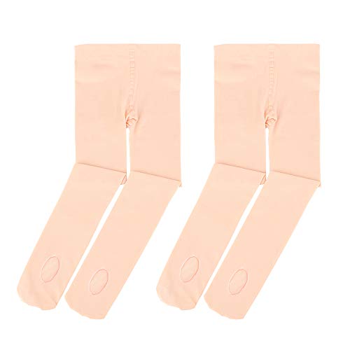 Soudittur Medias Convertibles de Ballet Danza para Niñas y Mujer 90 DEN en Rosa 2 Pares