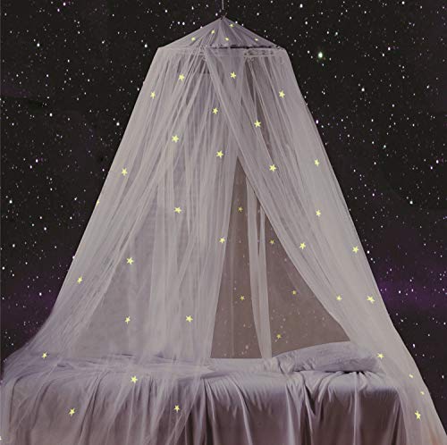 South To East - Dosel de Cama con Estrellas Fluorescentes Que Brillan en la Oscuridad, bebés, niños, niñas, Hijos e Hijas Dosel de Galaxia para Cuna o Cama de niño o de niña.