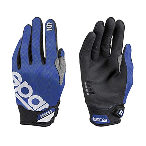 Sparco 002093AZ3L Guante de Mecánico, Azul, L