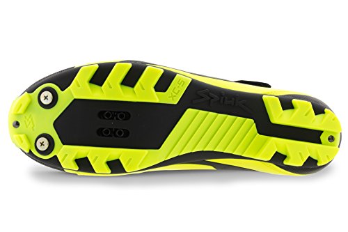 Spiuk Rocca MTB Zapatilla, Unisex Adulto, Amarillo AV, 44