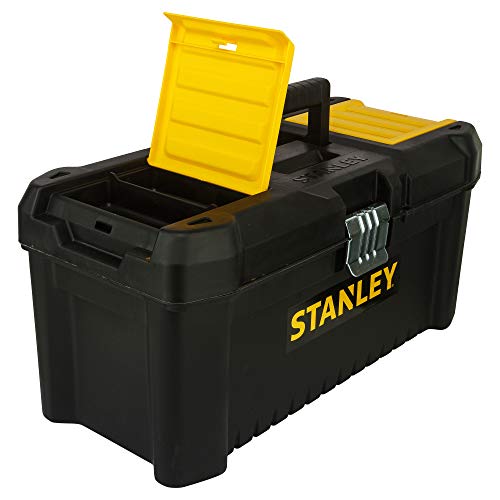 STANLEY STST1-75518 - Caja de herramientas de plastico con cierre metálico, 20 x 19.5 x 41 cm