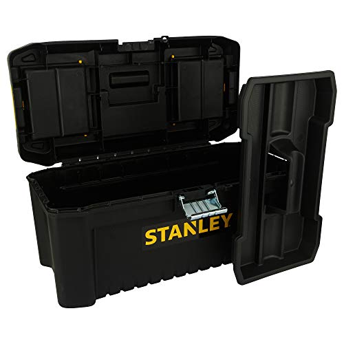 STANLEY STST1-75518 - Caja de herramientas de plastico con cierre metálico, 20 x 19.5 x 41 cm