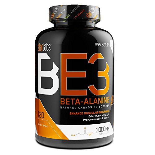 Starlabs Nutrition BE3 Beta-Alanina Suplemento Nutricional - 120 Cápsulas