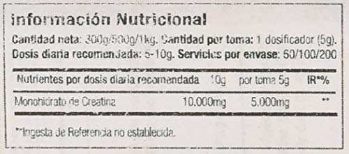 Starlabs nutrition cr5, creatina ultrapura micronizada, 300gr.