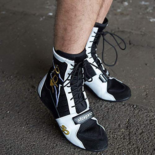 Starpro Superior Boxeo Lucha Zapatos - para Boxeadores, Secado Fresco para Entrenamiento, Ejercicio, Fitness, Artes Marciales, Muay Thai, Suela de Goma con Cordones y Malla Transpirable